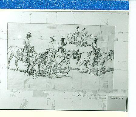 Untitled (Mounted Cowboys)