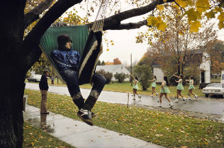 Tree Sitting Contest at Cohocton Fall Festival