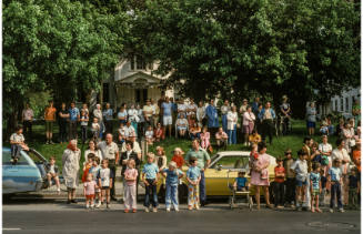 Spectators at Memorial Day Parade, Waterloo, NY