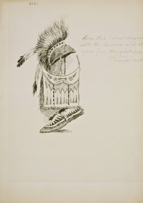 Headdress, Moccasin, and Apron