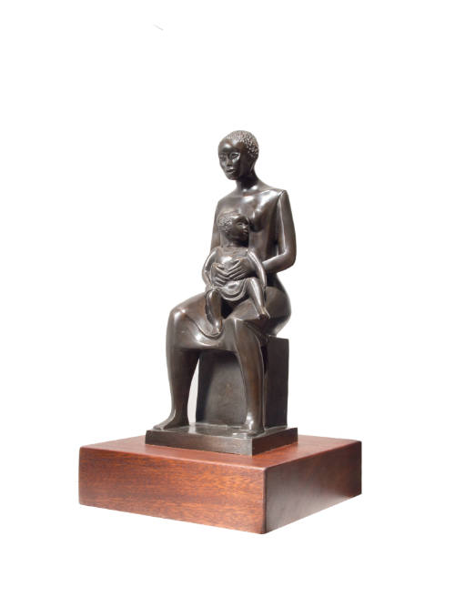 Seated Mother and Child