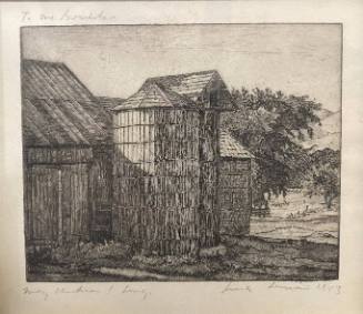 Vermont Barn in Landscape