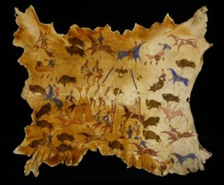 Painted Elk Hide