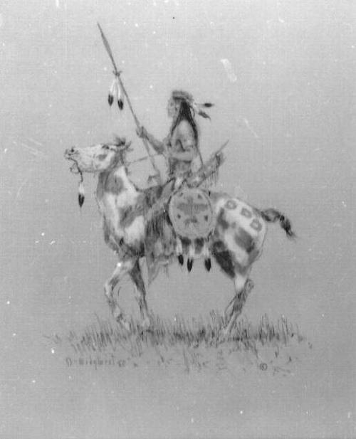 Mounted Indian